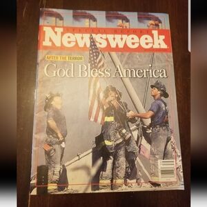 Newsweek Magazine September 24 2001 God Bless America 9/11